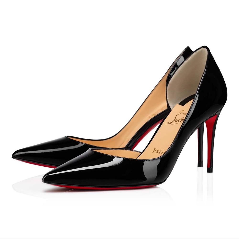 Christian Louboutin IRIZA Patent Leather; Size 39 (9); Color: Black